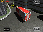 Gra Parkowanie Wozu Strażackiego 3D